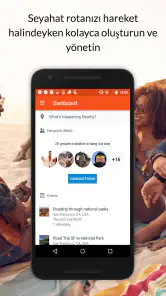 Couchsurfing Travel App screenshot