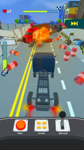 Crazy Rush 3D - Araba Oyunları screenshot