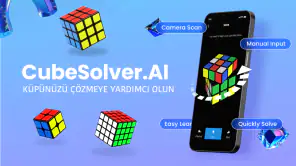 CubeSolver AI：Zeka Küpü Çözücü screenshot