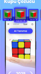 CubeSolver AI：Zeka Küpü Çözücü screenshot