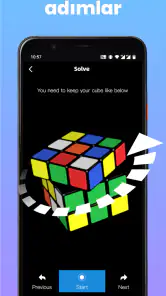 CubeSolver AI：Zeka Küpü Çözücü screenshot
