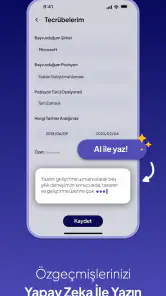 CV Hazırlama, Özgeçmiş - Jubi screenshot