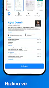 CV Hazırlama: PDF CV Oluştur screenshot