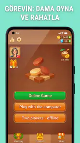 Dama - çevrimiçi ve çevrimdışı screenshot