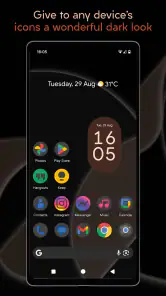 Darkful - Icon Pack screenshot