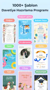 Davetiye Hazırlama Programı screenshot