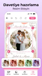 Davetiye Kartı Üreticisi screenshot