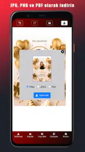 Davetiye Oluşturucu ve Tasarım screenshot