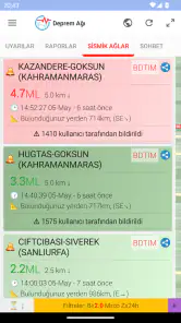Deprem Ağı screenshot