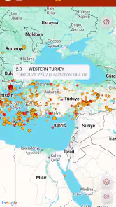 Deprem - Earthquake screenshot