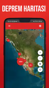 Deprem İzleme - Harita screenshot