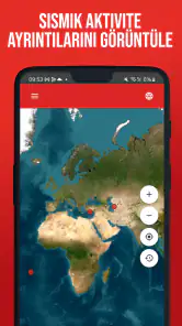 Deprem İzleme - Harita screenshot