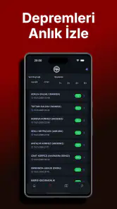 Deprem Uyarı Sistemi screenshot