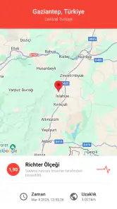 Deprem Uyarılarım screenshot