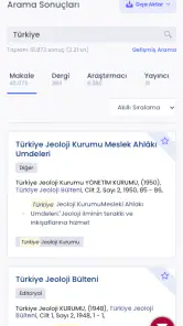 DergiPark Akademik screenshot
