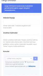 DergiPark Akademik screenshot