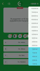 Dini Milyoner: Bilgi oyun screenshot