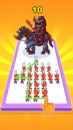 Dino Merge Master animal fight 7