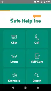DoD Safe Helpline screenshot