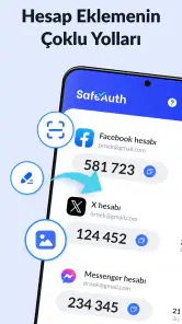 Doğrulayıcı Uygulama, SafeAuth screenshot