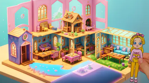 Doll House Design: Girls Games 3