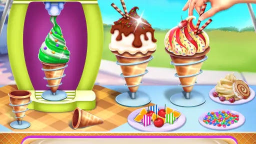 Dondurma koni Cupcake fırında 2