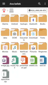 Dosya Yöneticisi screenshot