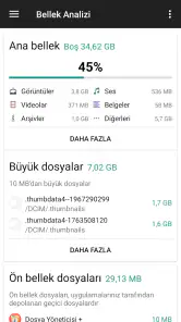 Dosya Yöneticisi screenshot