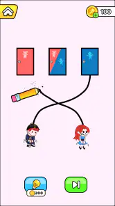 Draw Line: Zeka Oyunları screenshot