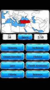 Dünya Coğrafyası Oyunu screenshot