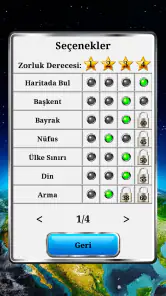 Dünya Coğrafyası Oyunu screenshot