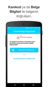 e-Devlet Belge Doğrulama screenshot