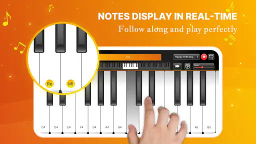 Easy Piano: Learn Key & Notes 3