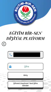EBS Dijital Platform screenshot