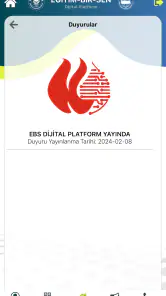 EBS Dijital Platform screenshot