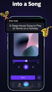 Echo: AI müzik ve ses screenshot