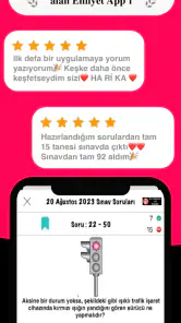 Ehliyet Sınav Soruları 2026 screenshot