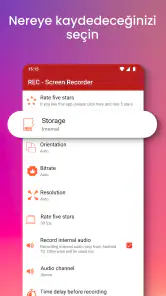 Ekran kaydedici - REC screenshot