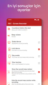 Ekran kaydedici - REC screenshot