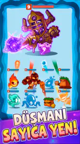 Elemental Monsters: Merge Oyun screenshot