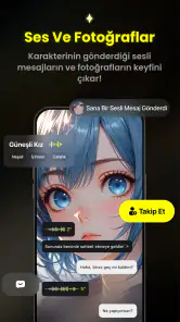 Emochi:Karakterlerle Sohbet Et screenshot
