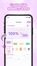 Emoji Battery Icon & Widget 2