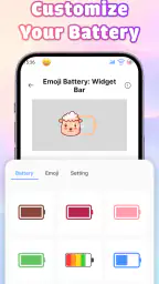 Emoji Battery: Widget Bar 4