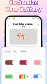 Emoji Battery: Widget Bar screenshot