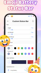 Emoji Battery: Widget Bar 5