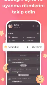Emzirme ve uyku - Bebek takibi screenshot
