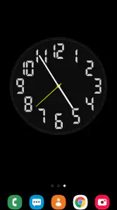 Enerji Tasarruflu Analog Saat screenshot