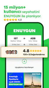 ENUYGUN: Uçak Otel Otobüs Araç screenshot