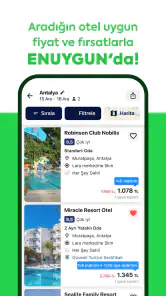 ENUYGUN: Uçak Otel Otobüs Araç screenshot