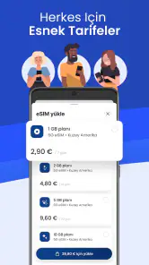 eSIM: seyahat verisi screenshot